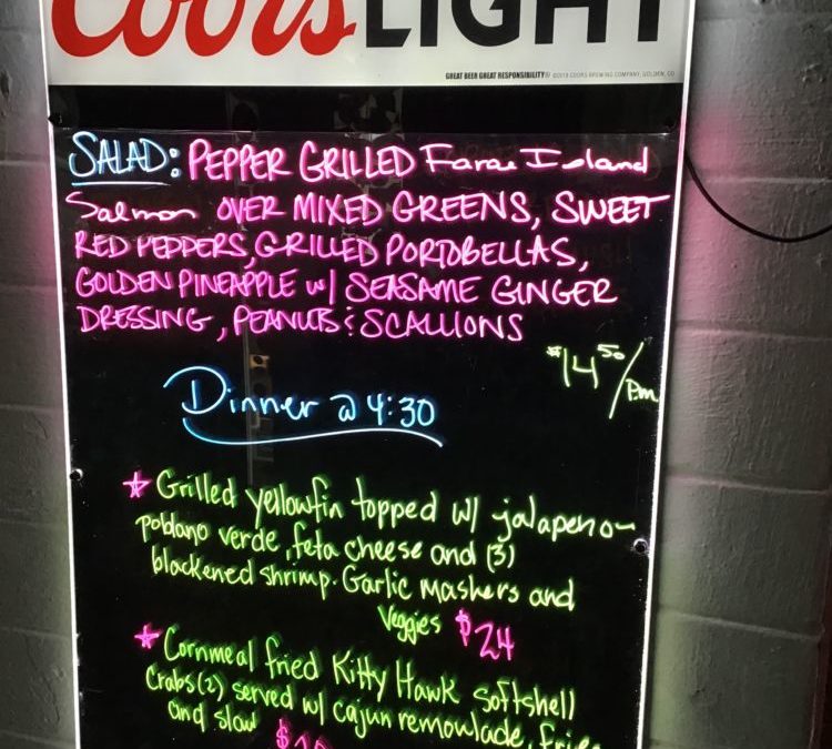 Dinner Specials 5/21/2020