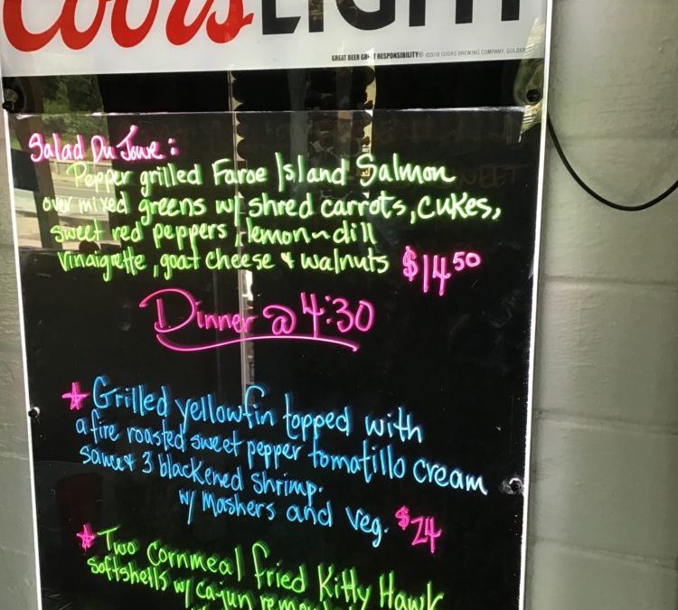 Dinner Specials 5/23/2020