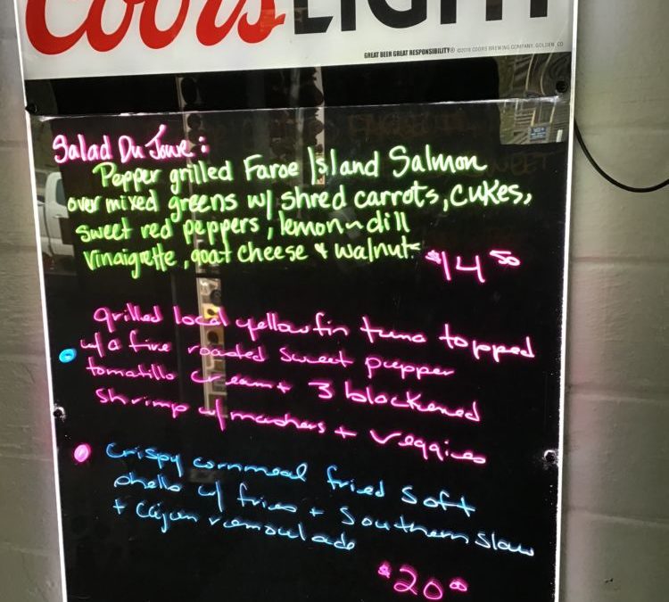 Dinner Specials 5/24/2020