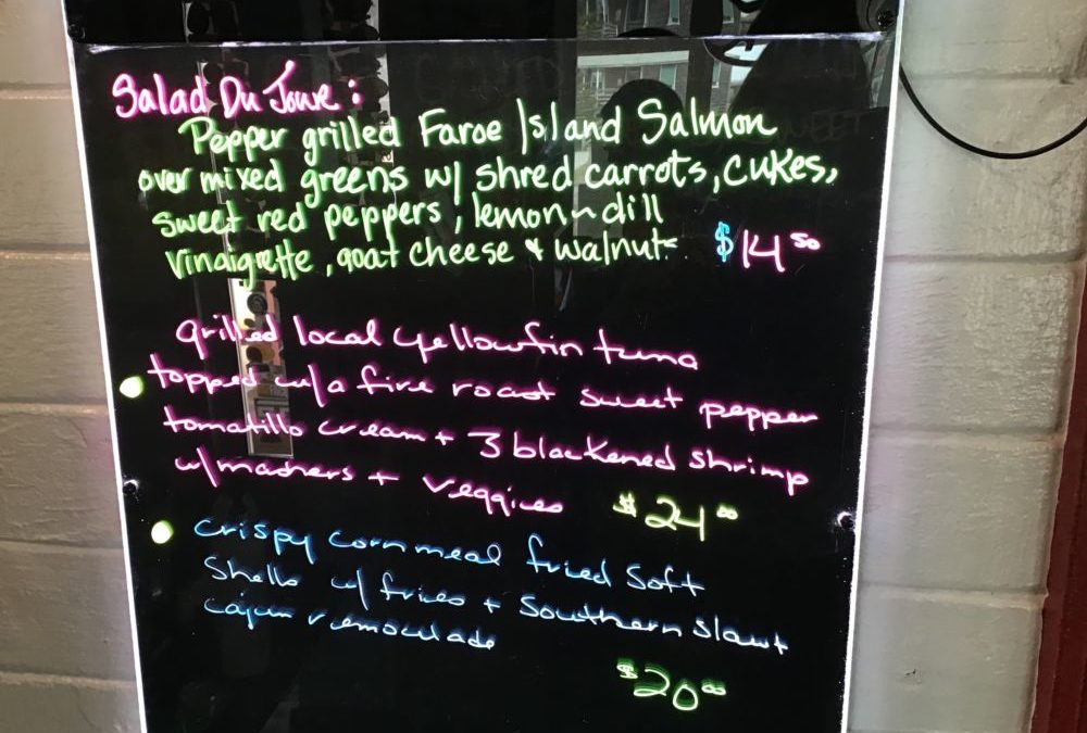 Dinner Specials 5/26/2020