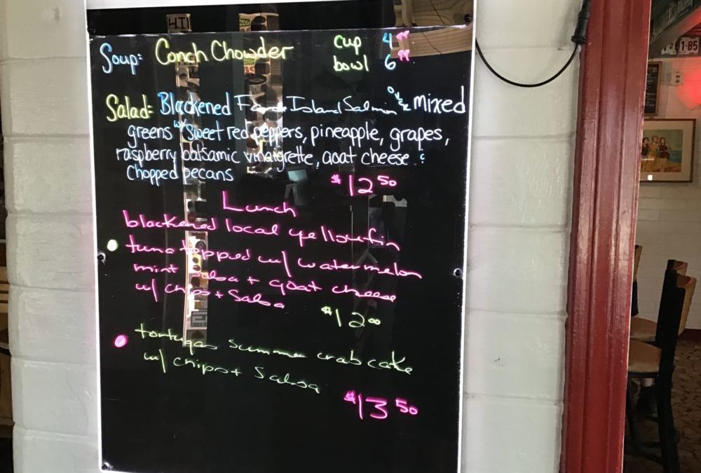 Lunch Specials 6/19/2020