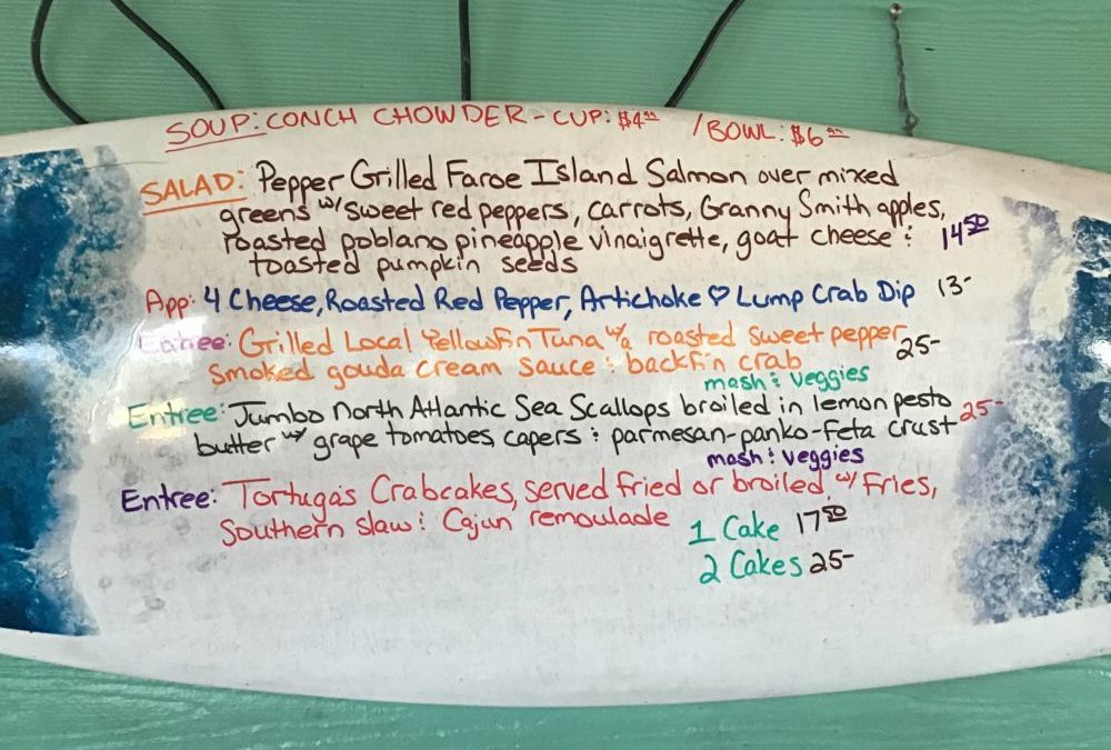 Dinner Specials 8/12/2020