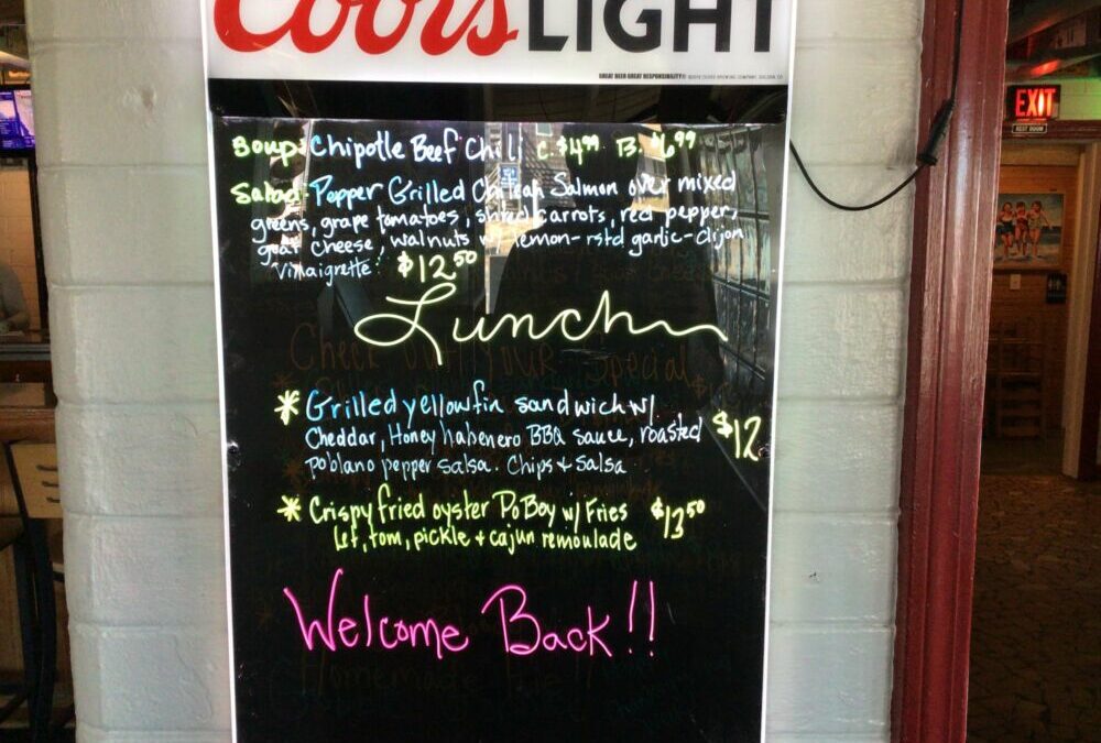 12/30/20 Lunch Specials