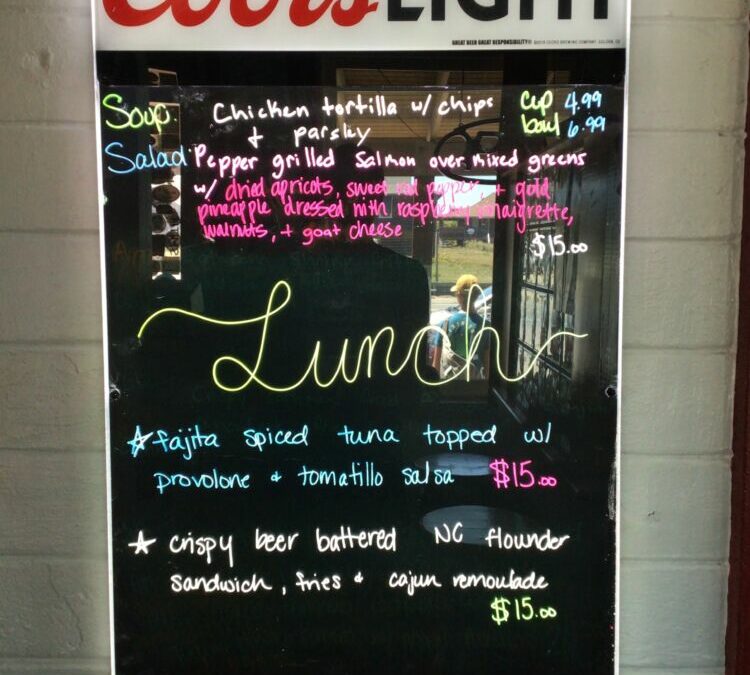 Lunch Specials 6/18