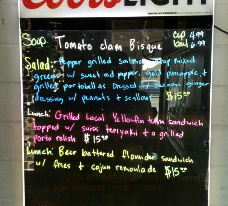 6/30 Lunch Specials