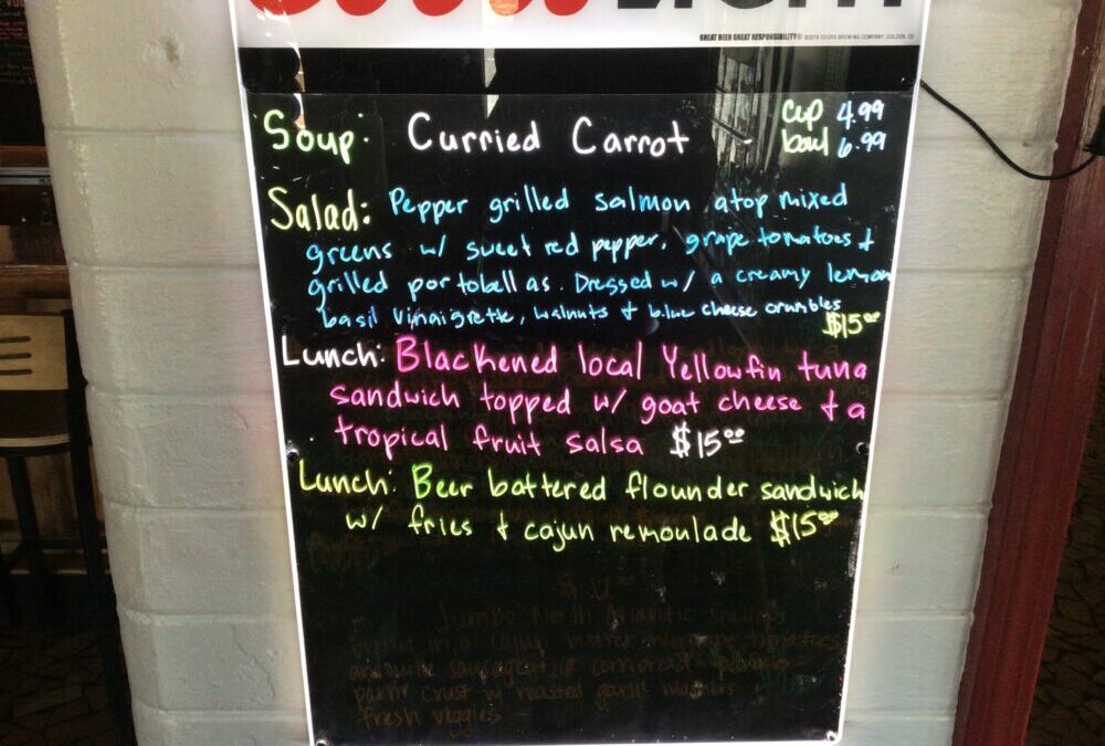 7/15 Lunch Specials