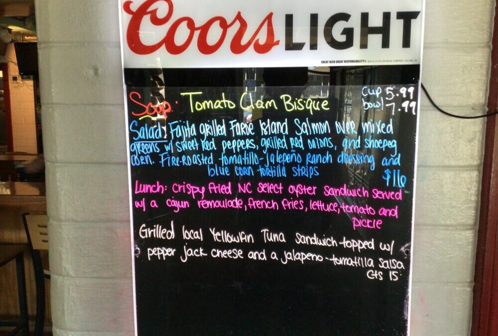 4/22 Lunch Specials